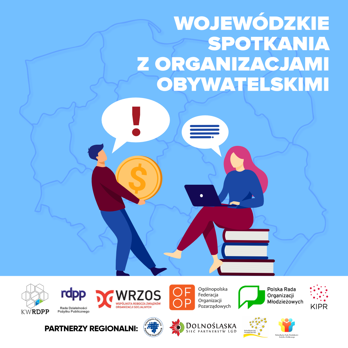 Zaproszenie na otwarte spotkanie z organizacjami obywatelskimi z województwa dolnośląskiego